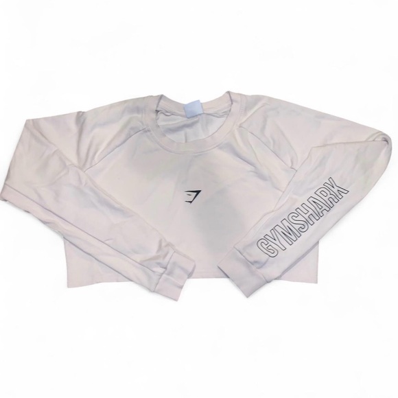 Gymshark off white Long Sleeve Top - Picture 1 of 4